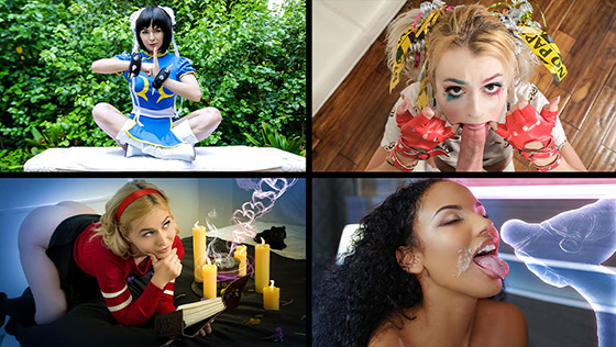 [TeamSkeetSelects] Alexa Nova, Bella Rose, Nova Cane, Lily Lane (Halloween Sluts Compilation / 10.31.2021)
