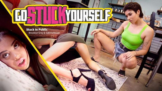 [GoStuckYourself] Brooklyn Gray, Sabina Rouge (Stuck In Public / 11.15.2021)