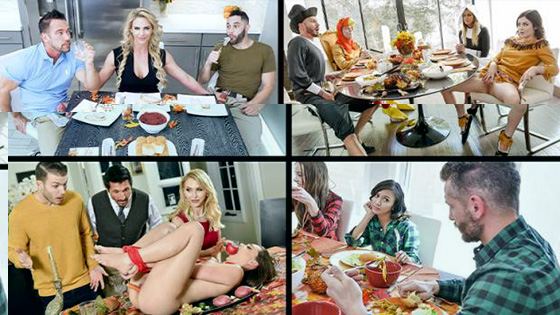[TeamSkeetSelects] Naomi Blue, Brooklyn Chase, Jasmine Grey, Phoenix Marie (Giving Our Thanks / 11.28.2021)