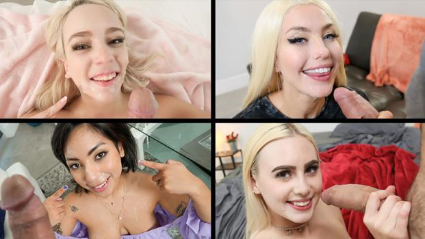 [TeamSkeetSelects] Alex Blake, Valentina Jewels, Dani Blu, Ozzy Sparx (Hottest Facials Compilation / 09.04.2022)