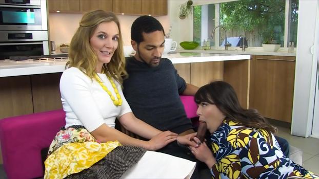 [MylfXCumKitchen] Mona Wales, Juliette March (Pancakes and a Threesome / 05.11.2023)