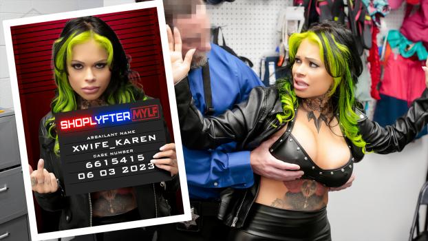 [ShoplyfterMylf] XWife Karen (Biker On The Run / 06.03.2023)