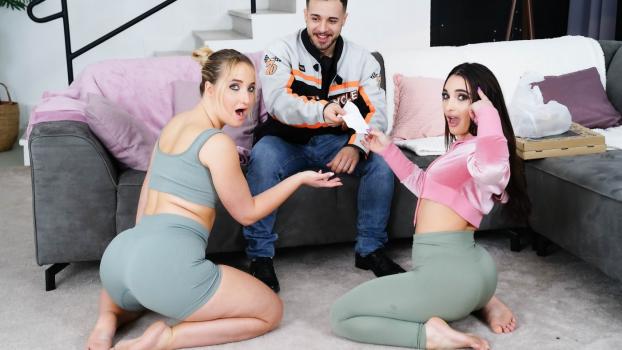 [GirlsRimming] Sara Diamante, Chloe Chevalier (Stretch For Pizza / 10.19.2023)
