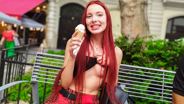 [ImmoralLive] Megan Murkovski (Naughty Ice Cream Loving 18-Year-Old Redhead Russian / 03.10.2025)