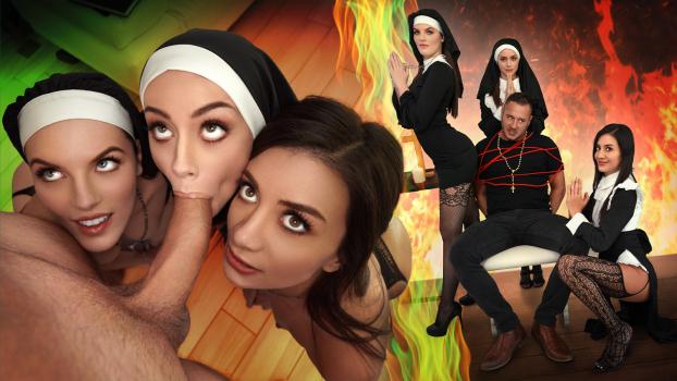 [BFFs] Natalie Brooks, Selena Love, Fiona Frost (Three Horny Nuns Fuck the Devil Out of Him / 05.04.2025)
